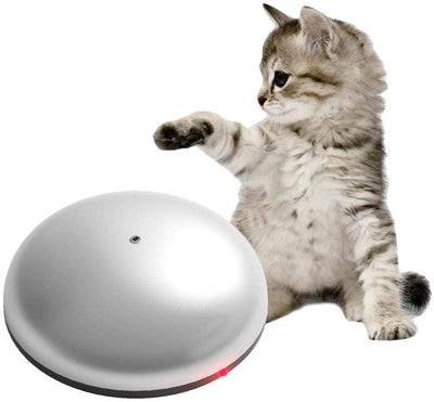 Máquina de depilación para gatos y mascotas de DidPet – Robot de barrido divertido mini aspiradora y fregona automática, juguete interactivo para eliminar el pelo de mascotas en casa para suelos de interior (funciona con pilas) - BESTMASCOTA.COM