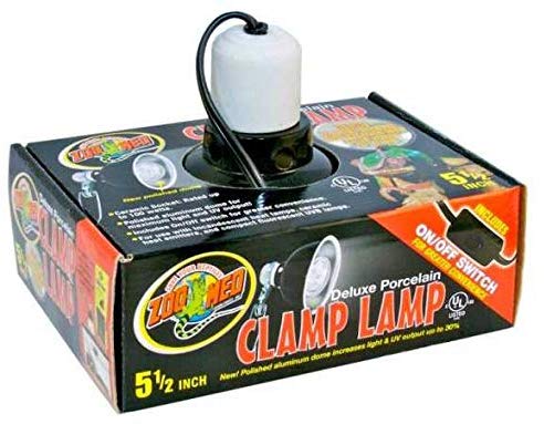 Zoo Med Deluxe Porcelain Clamp Lamp for Reptiles - BESTMASCOTA.COM