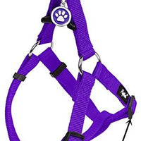 Arnés ajustable Pupteck para perro, medida básica de cachorro, de nailon, chaleco para pasear en exteriores con etiqueta de identificación - BESTMASCOTA.COM