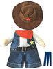 Disfraz de vaquero para perros y gatos Mikayoo, con sombrero, divertido disfraz, ideal para halloween, navidad, fiestas, o eventos - BESTMASCOTA.COM