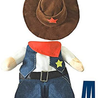 Disfraz de vaquero para perros y gatos Mikayoo, con sombrero, divertido disfraz, ideal para halloween, navidad, fiestas, o eventos - BESTMASCOTA.COM