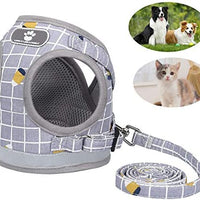 Anyifan Arnés para perro, chaleco de tracción para gato, arnés ajustable, cómodo, transpirable, chaleco reflectante de seguridad para mascotas, material Oxford - BESTMASCOTA.COM