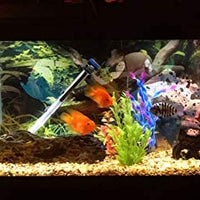 Otterly Pets Plantas de plástico para decoración de peceras grandes artificiales, decoración de acuario y accesorios, paquete de 8 - BESTMASCOTA.COM