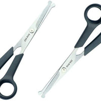 Chibuy Tijeras profesionales de aseo para mascotas con punta redonda de acero inoxidable cortador de ojos para perros y gatos, herramienta de aseo profesional, tamaño 6.70 pulgadas x 2.6 pulgadas x 0.43 pulgadas - BESTMASCOTA.COM