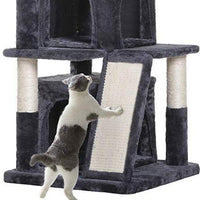 Hey-bro - Árbol para gatos de varios niveles con postes de rascador cubiertos de sisal para gatitos, gatos y mascotas - BESTMASCOTA.COM