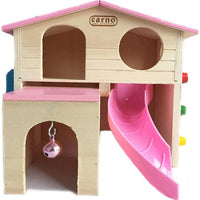Kathson Hamster House Hideout Hut Hideaway - Juguete de ejercicio para hámster, ratón, rata, gerbil y otros animales pequeños para mascotas - BESTMASCOTA.COM