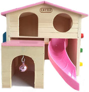 Kathson Hamster House Hideout Hut Hideaway - Juguete de ejercicio para hámster, ratón, rata, gerbil y otros animales pequeños para mascotas - BESTMASCOTA.COM