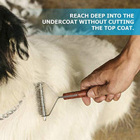 PawsPamper - Rastrillo para pelaje de perros medianos a grandes - BESTMASCOTA.COM