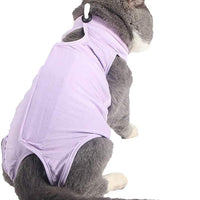 Coppthinktu - Traje de recuperación de gatos para heridas abdominales o enfermedades de la piel, transpirable E-Collar Alternativa para gatos y perros, después de cirugía desgaste anti lamer heridas - BESTMASCOTA.COM