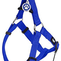 Arnés ajustable Pupteck para perro, medida básica de cachorro, de nailon, chaleco para pasear en exteriores con etiqueta de identificación - BESTMASCOTA.COM