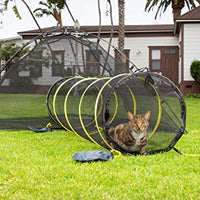 Outback Jack Outdoor Cat Enclosures For Indoor Cats [Portable Cat Tent, Cat Tunnel, and Playhouse] (Play Tents for Cats and Small Animals) - BESTMASCOTA.COM