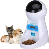BELOPEZZ 3 litros Smart Pet alimentadores automáticos con temporizador programable hasta 4 comidas al día para perros y gatos - BESTMASCOTA.COM