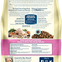 Blue Buffalo Life Protection Formula Small Breed Dog Food – Natural Dry Dog Food for Adult Dogs – Chicken and Brown Rice – 15 lb. Bag - BESTMASCOTA.COM