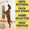 K9konnection Pig SLIVERS para perros | Todas las tiras de orejas de cerdos naturales para perros | Hechas de cerdo 100% puro | la mejor alternativa a las masticables de cuero crudo, corte grueso para perros pequeños, medianos y grandes - BESTMASCOTA.COM