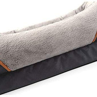 Cama ortopédica de espuma viscoelástica para perro JOYELF, con funda extraíble lavable y juguete de chirridor como regalo - BESTMASCOTA.COM