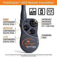 SportDOG Brand 425 - Collar electrónico con control remoto (500 yardas, estático, vibratorio y tono, impermeable, recargable, incluye nueva serie X) - BESTMASCOTA.COM