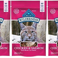 Blue Buffalo Wilderness última intervensión de frijoles gato pollo y salmón 3 paquetes - BESTMASCOTA.COM