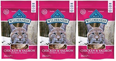 Blue Buffalo Wilderness última intervensión de frijoles gato pollo y salmón 3 paquetes - BESTMASCOTA.COM