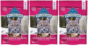 Blue Buffalo Wilderness última intervensión de frijoles gato pollo y salmón 3 paquetes - BESTMASCOTA.COM