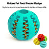 Idepet Pelota de juguete para perro, no tóxica, resistente a mordidas, pelota de juguete para mascotas, perros, cachorros, gatos, alimentador de comida para mascotas, masticar, limpieza de dientes, juego de pelotas de ejercicio, 2 unidades, azul y verde - BESTMASCOTA.COM