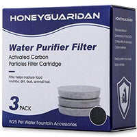 HoneyGuaridan W18 Fuente automática para beber agua de mascotas, dispensador de agua para perros y gatos, 2 l (70 oz) - BESTMASCOTA.COM
