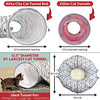 Kitty City Large Cat Tunnel Bed, Cat Bed, Pop Up Bed, Cat Toys, Christmas Tree - BESTMASCOTA.COM