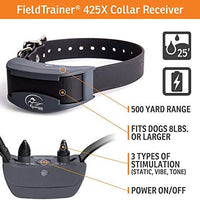 SportDOG Brand 425 - Collar electrónico con control remoto (500 yardas, estático, vibratorio y tono, impermeable, recargable, incluye nueva serie X) - BESTMASCOTA.COM