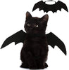 Disfraz de Halloween para gato de Foogles – negro gato alas de bate cosplay – disfraz para mascotas ropa para gatos pequeños perros cachorro – collar de gato plomos vestir accesorios - BESTMASCOTA.COM