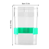 HEEPDD Alimentador de Agua para Pájaros, Recipiente Automático de Bebida de Agua Dispensador de Alimentos Jaula Aves Suministros para Parrot Budgie Cockatiel Conure Lovebirds Finch - BESTMASCOTA.COM