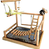 Mrli - Soporte de madera para pájaros y percas para animales pequeños, loros, periquitos, cacatúas, periquitos, ratas, ratones, chinchillas, hámsteres, jaulas, accesorios, ejercicios, juguetes, sector - BESTMASCOTA.COM