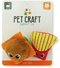 Pet Craft Supply Funny Enticing Crinkle Pouncing Cuddling Chasing Catnip & Silvervine Juguetes interactivos de alivio del aburrimiento para gatos - BESTMASCOTA.COM