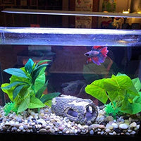 Hygger Betta tronco de tronco de resina hueca, accesorios para peces, decoración de acuario, casa de madera, decoración de tanque de peces pequeños y medianos - BESTMASCOTA.COM