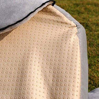 Grey Shark Bed for Small Cat Dog Cave Bed With  Removable Cushion,waterproof Bottom - BESTMASCOTA.COM