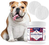 Petpost - Toallitas antiarrugas Bulldog para perros, limpia y calma las arrugas y pliegues, 100 almohadillas de algodón ultra suave en solución de aceite de coco - BESTMASCOTA.COM