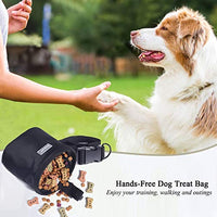 Vivaglory - Bolsa de regalo para perros con manos libres y cintura ajustable y dispensador de bolsas de residuos para perros, 2 maneras de llevar - BESTMASCOTA.COM