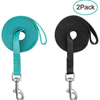 Correa de nailon para gatos de rabbitgoo, fácil de controlar, ligera, duradera, con clip giratorio de 360 grados, correas de entrenamiento para gatos pequeños y medianos, 59 pulgadas, 2 unidades - BESTMASCOTA.COM