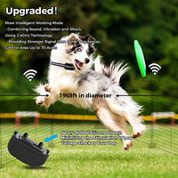 WIEZ – Collar de entrenamiento inalámbrico para perro eléctrico y perro 2 en 1, doble antena, control de alcance ajustable 100 – 990 pies, resistencia de advertencia ajustable, recargable, inofensivo para todos los perros, para uso en exteriores. - BESTMASCOTA.COM