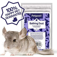 Petpost - Polvo de baño para animales pequeños – Natural, pura limpieza de arena pómez para limpieza Degus, hámsters, gerbil - BESTMASCOTA.COM