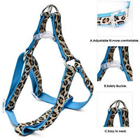 PAWZ Road Leopard Pet Leash Collar Arnés Set - BESTMASCOTA.COM