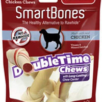 SmartBones Doubletime Rolls with Long-Lasting Chew Center, Chicken - BESTMASCOTA.COM