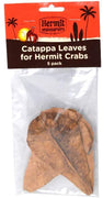 Fluker's Catappa Leaves for Hermit Crabs (5 Leaves Per Pack) - BESTMASCOTA.COM