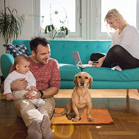 Almohadilla de calentamiento de mascotas Marunda, almohadilla de calentamiento de mascotas eléctrica para gatos y perros, impermeable en interiores, temperatura constante automática, cable de acero resistente a las masticaciones - BESTMASCOTA.COM