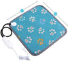 MAZORT Almohadilla de calentamiento para mascotas, para perros, de seguridad, eléctrica, con 2 cables ajustables resistentes a la temperatura para mascotas pequeñas y grandes - BESTMASCOTA.COM