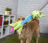 GoDog Skinny Dragons con protector para masticar, juguetes para perros de peluche duraderos con chirriadores - BESTMASCOTA.COM