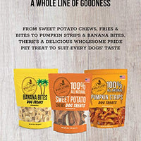 Wholesome Pride Sweet Potato Chews - Alimentos para perros saludables naturales - Veganos, sin gluten y sin granos - BESTMASCOTA.COM