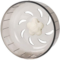 POPETPOP - Rueda de juguete para hámster para mascotas pequeñas, ratas, color gris - BESTMASCOTA.COM