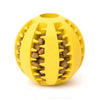 Pelota de juguete QINUKER para mascotas, interactiva, duradera, fuerte para masticar, jugar a IQ, juguete de entrenamiento para masticar, suave goma natural, resistente a mordeduras para cachorros pequeños y medianos en interiores y exteriores - BESTMASCOTA.COM