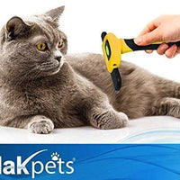 Cepillo DarkPets para gatos y perros para animales pequeños, medianos y grandes, con pelo corto a largo Reduce drásticamente el desprendimiento de pelo en minutos - BESTMASCOTA.COM