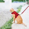 Arnés para gato a prueba de escapes con correa – Chaqueta de forro polar ajustable – Suave y ligero para gatitos, cachorros - BESTMASCOTA.COM