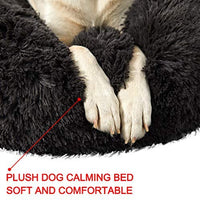 Cama redonda para perro ANWA, tamaño mediano, lavable, cama para perros pequeños, cama para perros de felpa - BESTMASCOTA.COM